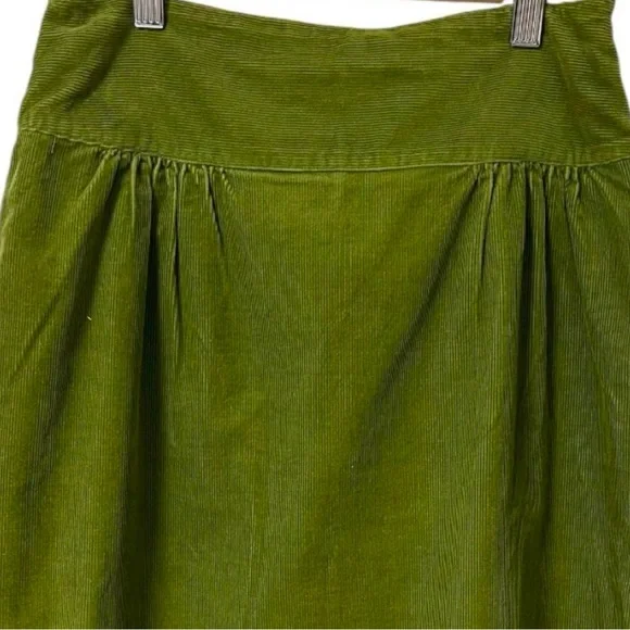 Agnes b. Avocado green corduroy skirt - Picture 3 of 5
